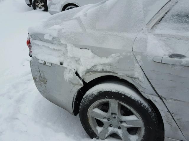 1G1ZG57B694189467 - 2009 CHEVROLET MALIBU LS SILVER photo 10