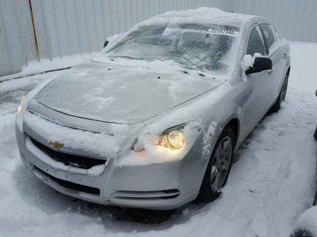 1G1ZG57B694189467 - 2009 CHEVROLET MALIBU LS ვერცხლისფერი ფოტო 2