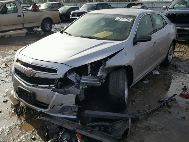 1G11B5SA4DF222358 - 2013 CHEVROLET MALIBU LS SILVER photo 2