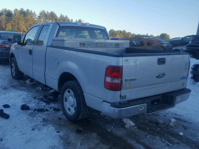 1FTRX12W96NA66472 - 2006 FORD F150 SILVER photo 3