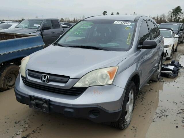 3CZRE38338G704378 - 2008 HONDA CR-V LX SILVER photo 2