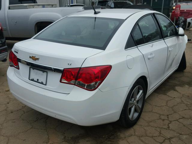 1G1PE5SB3D7155742 - 2013 CHEVROLET CRUZE LT WHITE photo 4