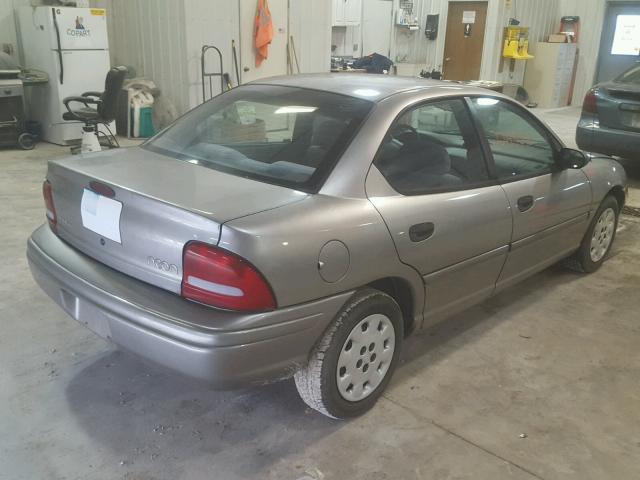 1B3ES47C3WD684245 - 1998 DODGE NEON HIGHL SILVER photo 4