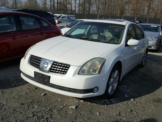 1N4BA41E35C843483 - 2005 NISSAN MAXIMA SE WHITE photo 2