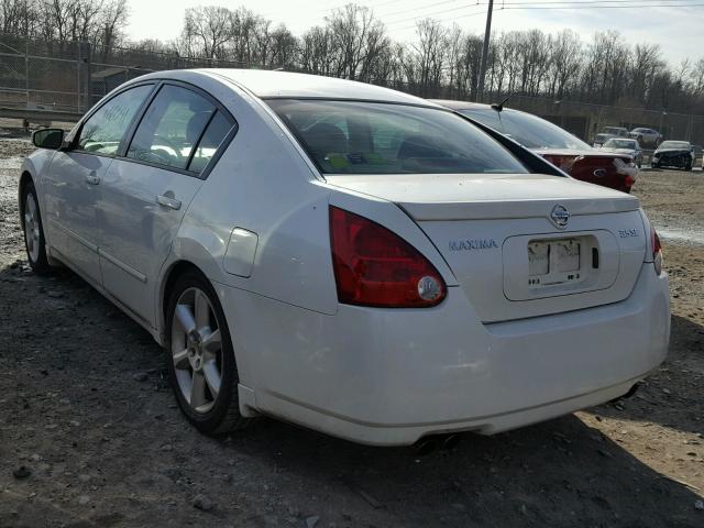 1N4BA41E35C843483 - 2005 NISSAN MAXIMA SE WHITE photo 3