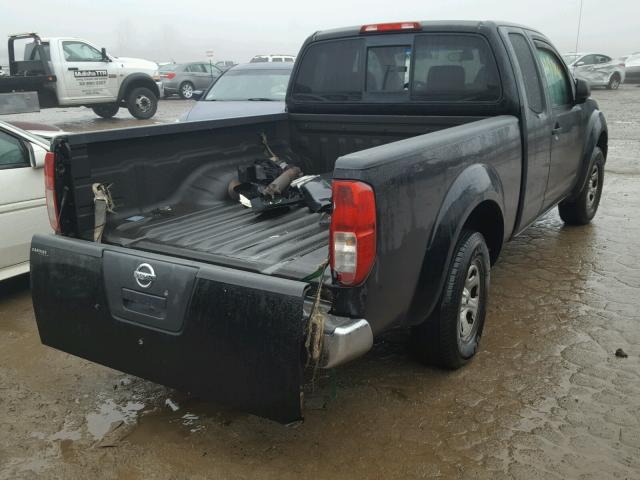 1N6BD06T55C448641 - 2005 NISSAN FRONTIER K BLACK photo 4