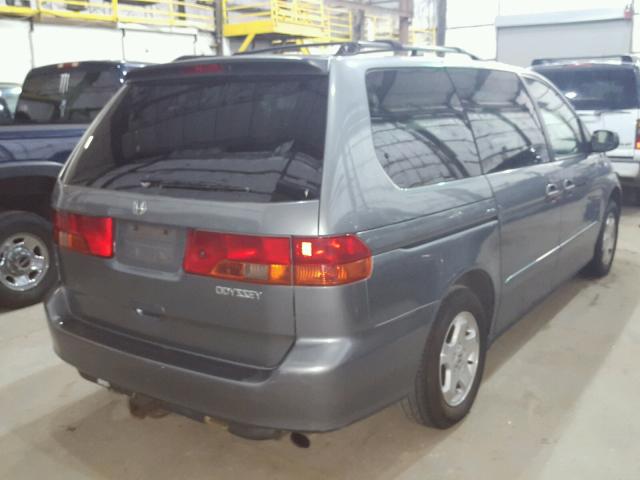 2HKRL18681H604817 - 2001 HONDA ODYSSEY EX GRAY photo 4