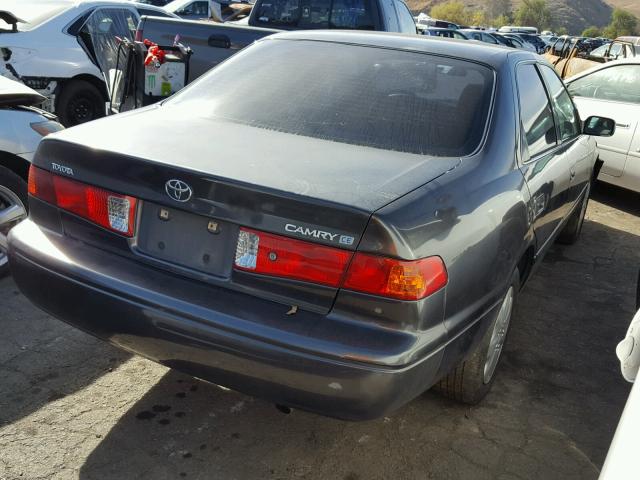 4T1BG22K21U852161 - 2001 TOYOTA CAMRY CE BLACK photo 4