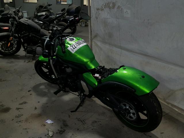 JKAENEB16FDA01937 - 2015 KAWASAKI EN650 B GREEN photo 3