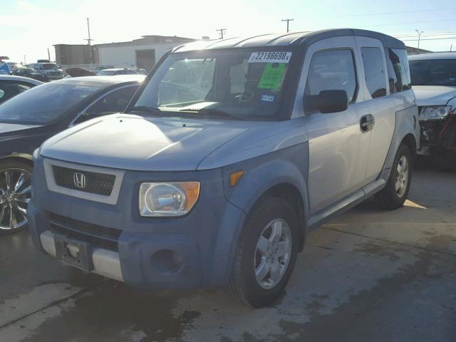 5J6YH28635L014152 - 2005 HONDA ELEMENT EX BLUE photo 2