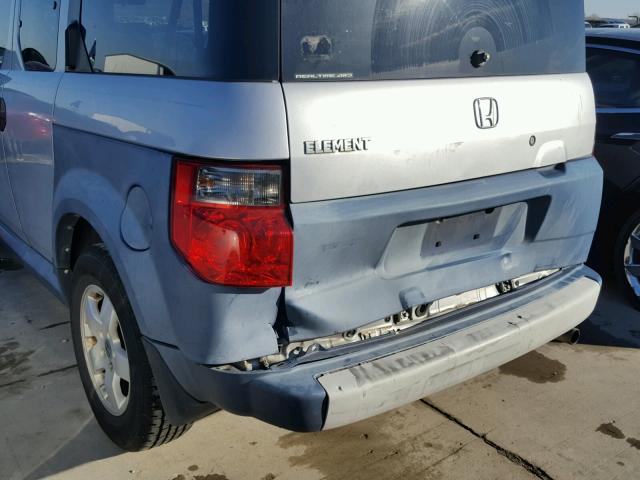 5J6YH28635L014152 - 2005 HONDA ELEMENT EX BLUE photo 9