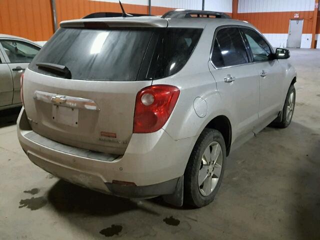 2GNFLNEK6C6143756 - 2012 CHEVROLET EQUINOX LT SILVER photo 4