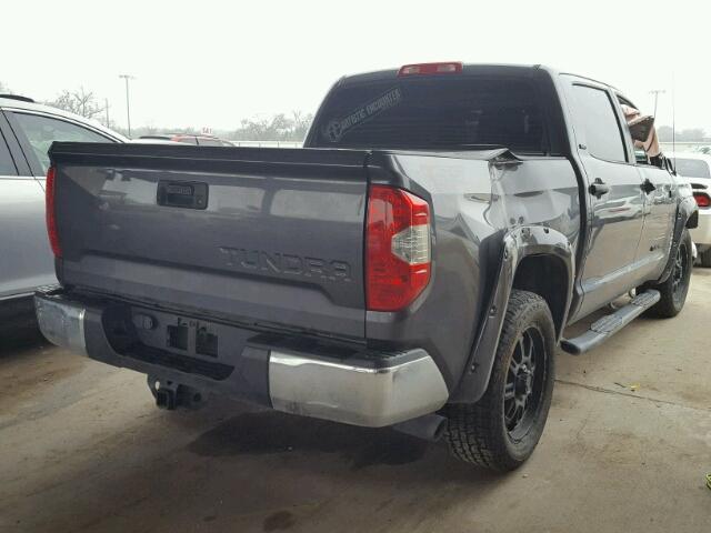 5TFEW5F16GX203770 - 2016 TOYOTA TUNDRA CRE GRAY photo 4