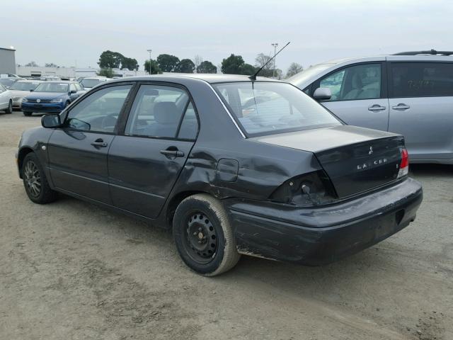 JA3AJ26E92U040152 - 2002 MITSUBISHI LANCER ES CHARCOAL photo 3