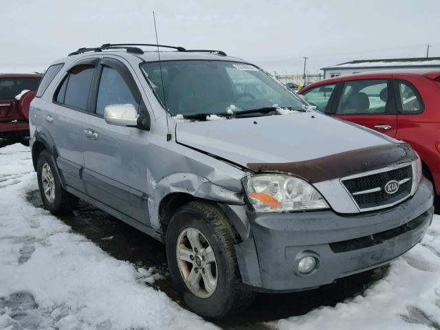 KNDJD733855403600 - 2005 KIA SORENTO EX SILVER photo 1