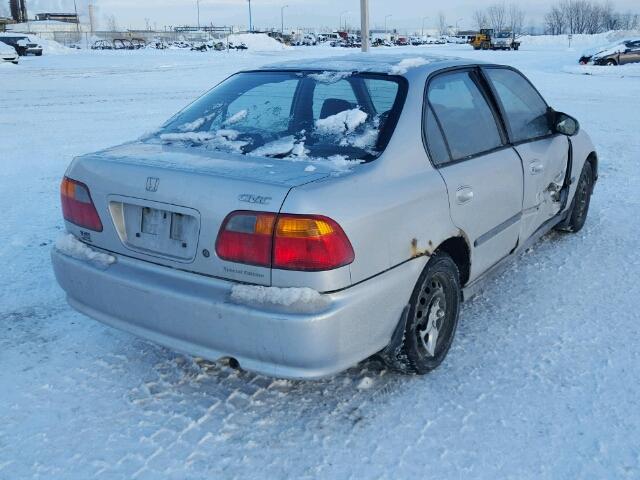 2HGEJ6619XH920769 - 1999 HONDA CIVIC BASE SILVER photo 4