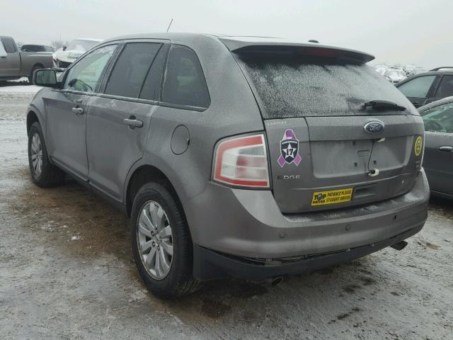 2FMDK48C29BA77297 - 2009 FORD EDGE SEL GRAY photo 3