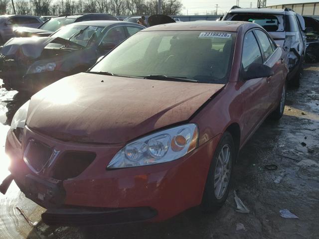 1G2ZG558064113807 - 2006 PONTIAC G6 SE1 RED photo 2