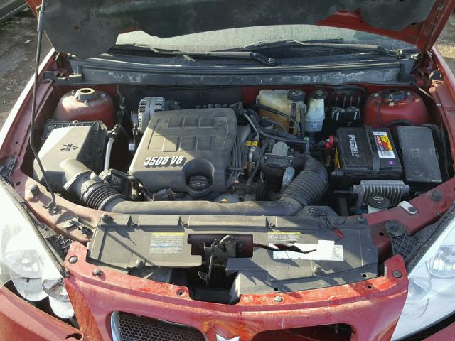 1G2ZG558064113807 - 2006 PONTIAC G6 SE1 RED photo 7