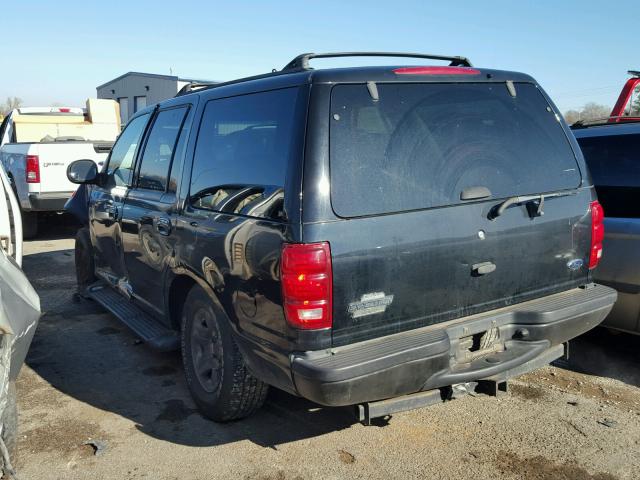 1FMRU17L2WLB63818 - 1998 FORD EXPEDITION BLACK photo 3