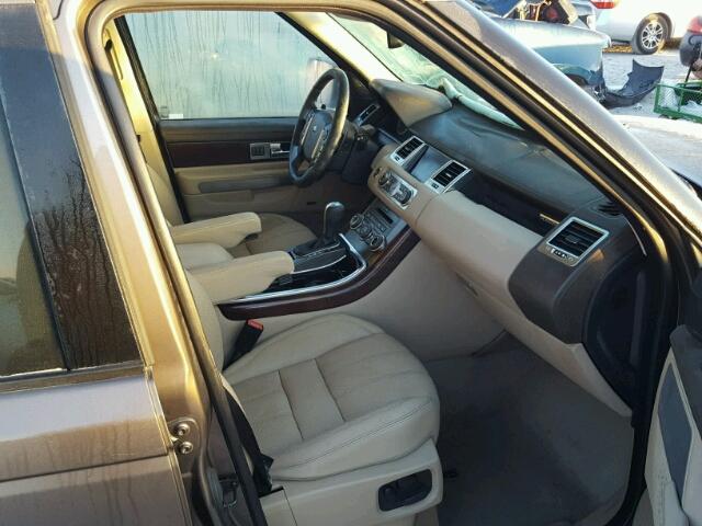 SALSH2E48BA273301 - 2011 LAND ROVER RANGE ROVE GRAY photo 5