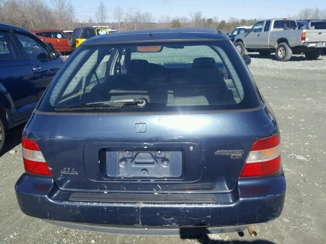 1HGCE182XVA009334 - 1997 HONDA ACCORD LX BLUE photo 10