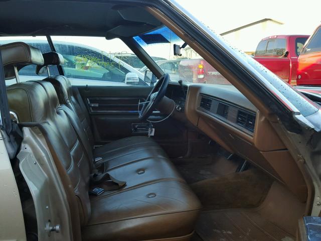 6D49R2Q185166 - 1972 CADILLAC DEVILLE GOLD photo 5