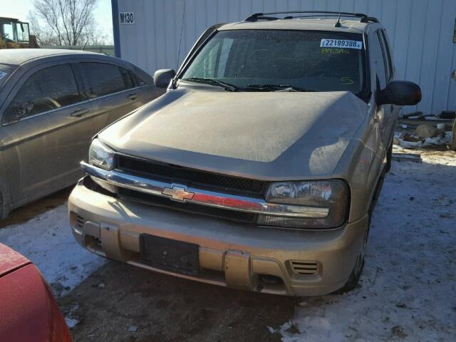 1GNDT13SX42189432 - 2004 CHEVROLET TRAILBLAZE GOLD photo 2