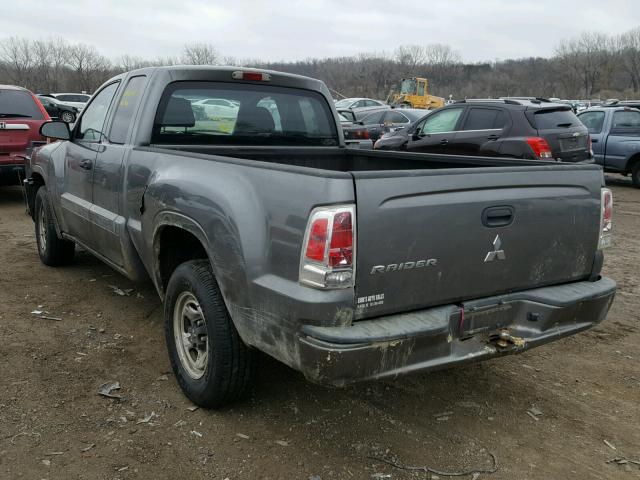 1Z7HC22K97S162927 - 2007 MITSUBISHI RAIDER LS GRAY photo 3