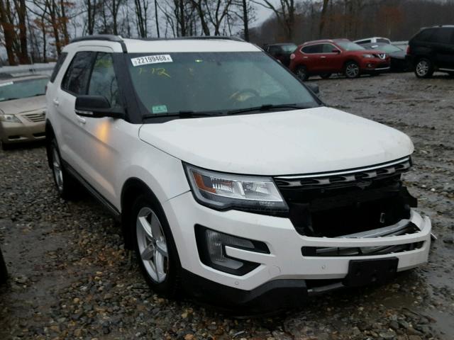 1FM5K8D84GGC52376 - 2016 FORD EXPLORER X WHITE photo 1