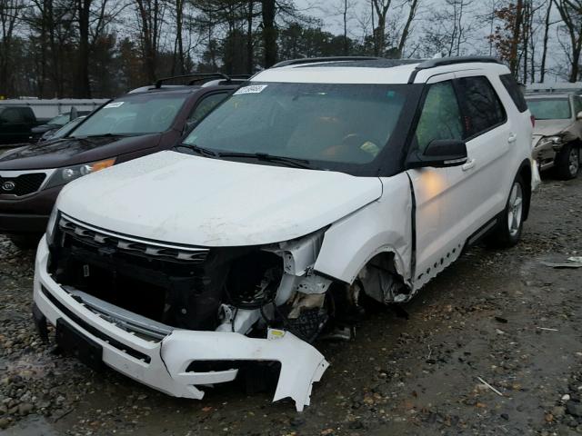 1FM5K8D84GGC52376 - 2016 FORD EXPLORER X WHITE photo 2