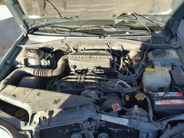 4S3BH665227641040 - 2002 SUBARU LEGACY OUT GREEN photo 7