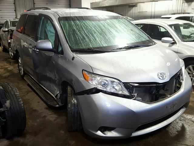 5TDJK3DC7BS029757 - 2011 TOYOTA SIENNA LE SILVER photo 1