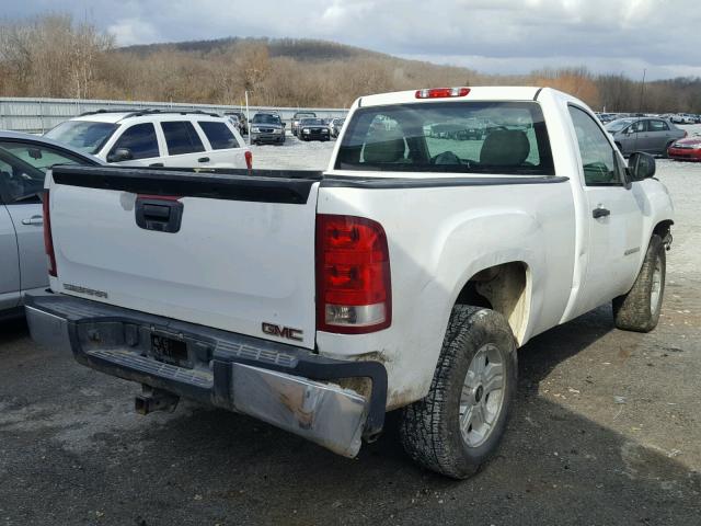 1GTEC14X28Z186688 - 2008 GMC SIERRA C15 WHITE photo 4