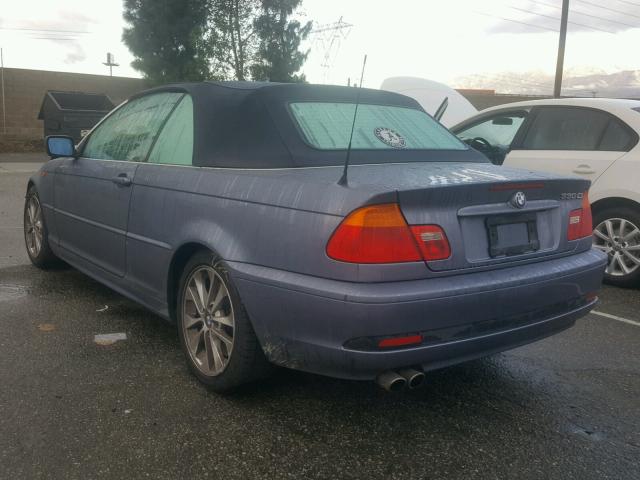 WBABW53404PL47728 - 2004 BMW 330 CI BLUE photo 3