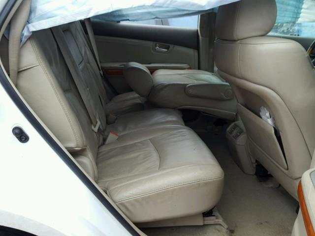 2T2GK31U99C058540 - 2009 LEXUS RX 350 WHITE photo 6