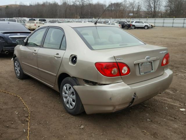 1NXBR32E36Z625630 - 2006 TOYOTA COROLLA CE GOLD photo 3