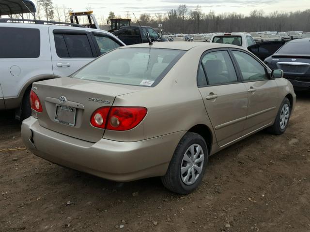 1NXBR32E36Z625630 - 2006 TOYOTA COROLLA CE GOLD photo 4