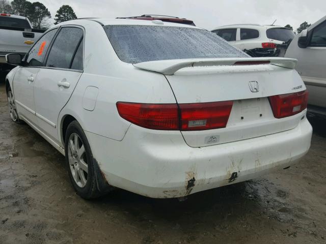 1HGCM66555A004359 - 2005 HONDA ACCORD EX WHITE photo 3