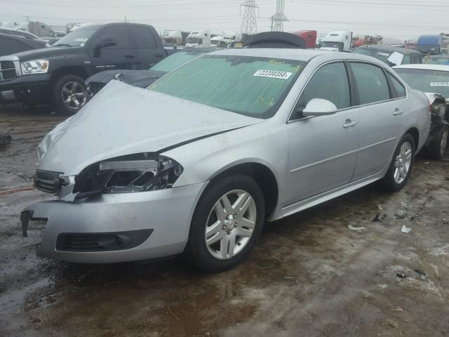 2G1WG5EK6B1280133 - 2011 CHEVROLET IMPALA LT SILVER photo 2