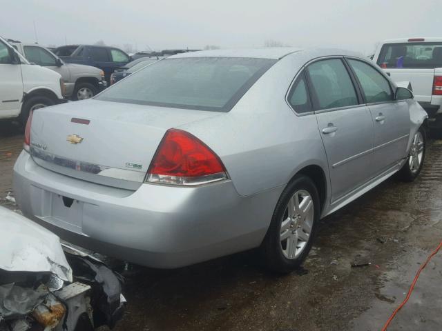 2G1WG5EK6B1280133 - 2011 CHEVROLET IMPALA LT SILVER photo 4