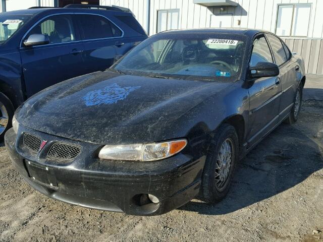 1G2WP52K8XF313908 - 1999 PONTIAC GRAND PRIX BLACK photo 2