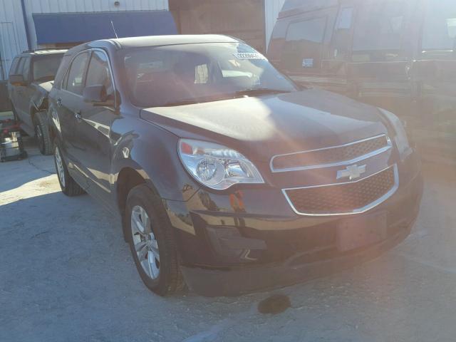 2GNALBEK9C1314120 - 2012 CHEVROLET EQUINOX LS BLACK photo 1