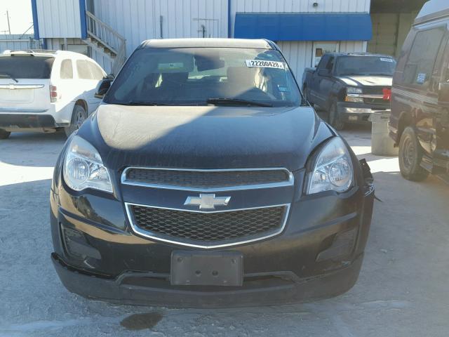 2GNALBEK9C1314120 - 2012 CHEVROLET EQUINOX LS BLACK photo 9