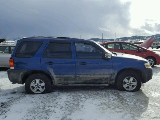 1FMYU92ZX7KB52806 - 2007 FORD ESCAPE XLS BLUE photo 9