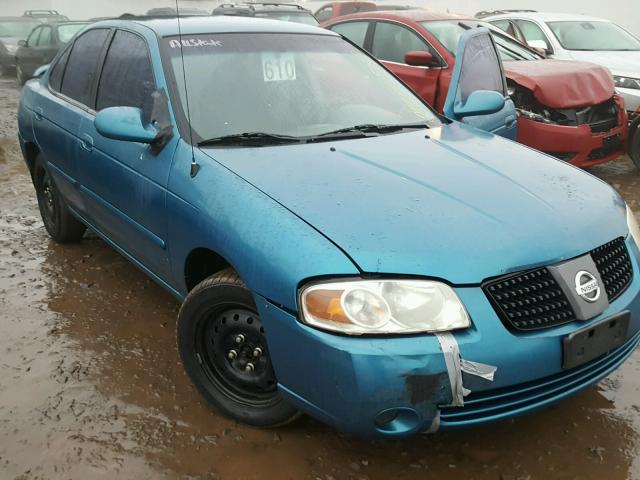 3N1CB51D94L886224 - 2004 NISSAN SENTRA 1.8 BLUE photo 1