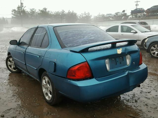 3N1CB51D94L886224 - 2004 NISSAN SENTRA 1.8 BLUE photo 3