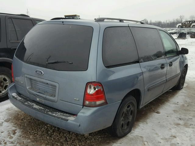 2FMZA51655BA14448 - 2005 FORD FREESTAR S BLUE photo 4