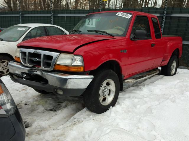 1FTZR15V2YPB77708 - 2000 FORD RANGER SUP RED photo 2