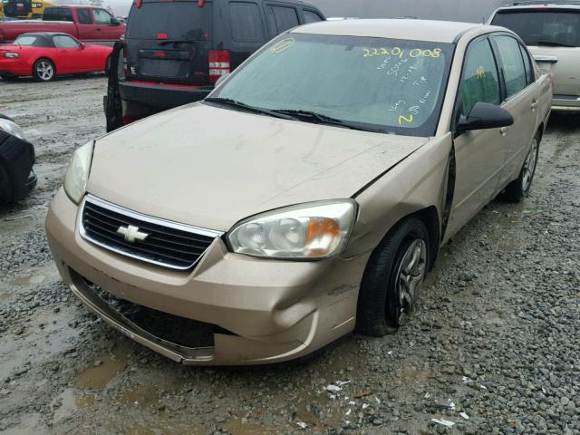 1G1ZS51886F119450 - 2006 CHEVROLET MALIBU LS GOLD photo 2